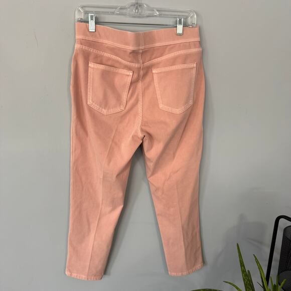Time and Tru Light Pink Spandex Blend Pull On Crop Jeggings Size Large/ 12 - 14 - Picture 5 of 7